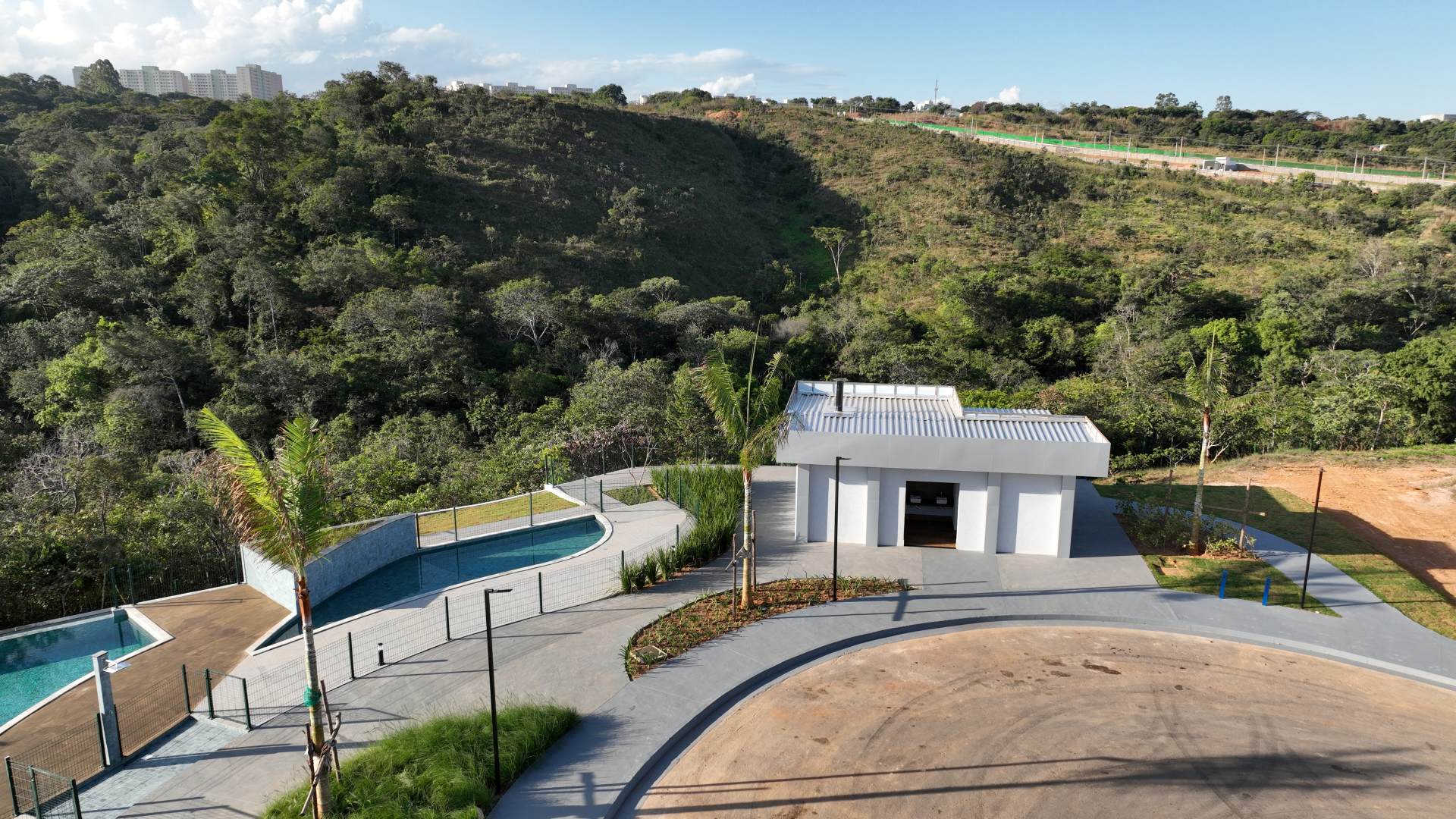 Salão de Festas e Piscina